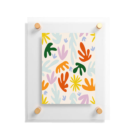 Lane and Lucia Rainbow Matisse Pattern Floating Acrylic Print