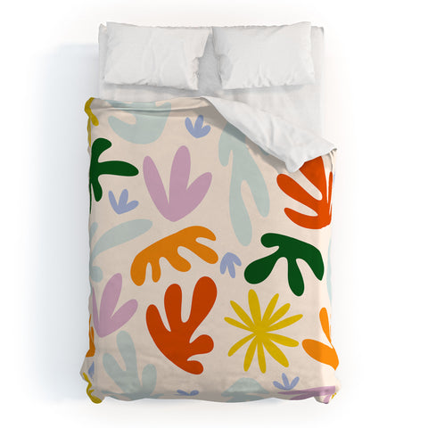 Lane and Lucia Rainbow Matisse Pattern Duvet Cover