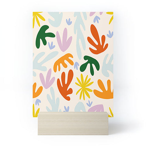 Lane and Lucia Rainbow Matisse Pattern Mini Art Print