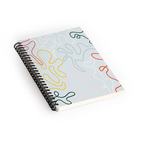 Lane and Lucia Rainbow Pathway Spiral Notebook
