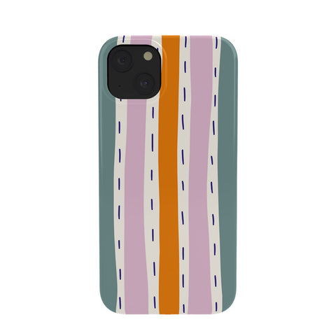 Lane and Lucia Rainbow Stripes and Dashes Phone Case