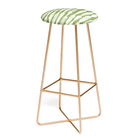 Lane and Lucia Tie Dye no 2 in Green Bar Stool