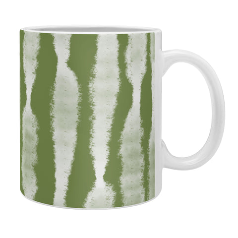 Lane and Lucia Tie Dye no 2 in Green Coffee Mug