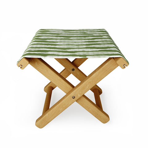 Lane and Lucia Tie Dye no 2 in Green Folding Stool