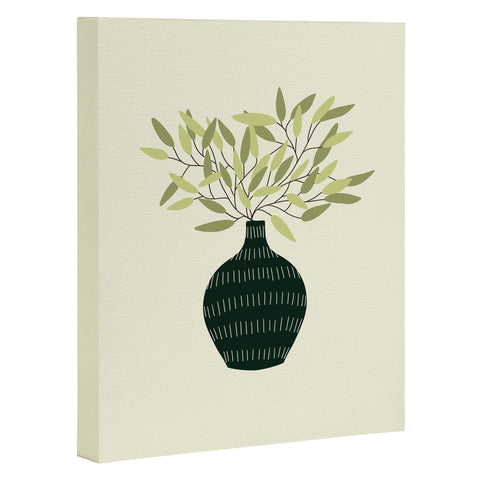 Lane and Lucia Vase 25 with Olive Branches Art Canvas