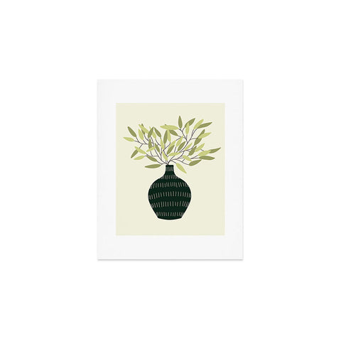 Lane and Lucia Vase 25 with Olive Branches Art Print