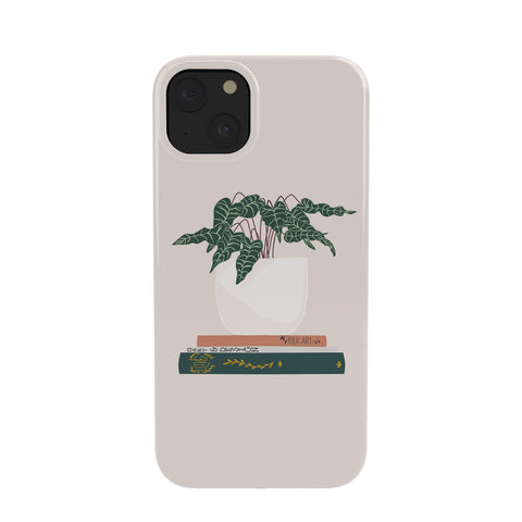 Lane and Lucia Vase no 17 with Alocasia Polly Phone Case