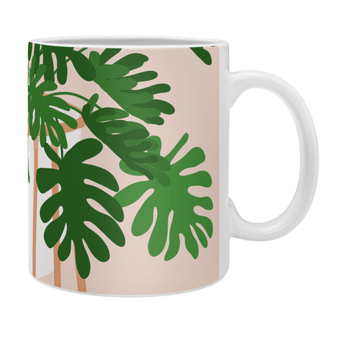 Lane and Lucia Vase no 26 with Tropical Plant Coffee Mug