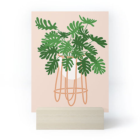 Lane and Lucia Vase no 26 with Tropical Plant Mini Art Print