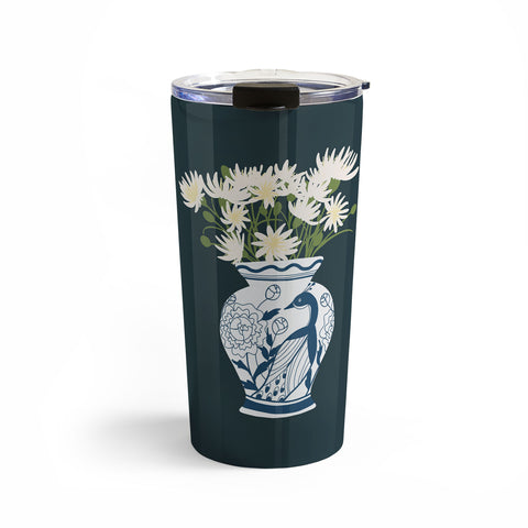 Lane and Lucia Vase no 6 with Peacock Travel Mug