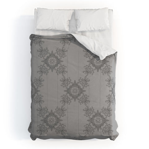 Lara Kulpa Ornamental Grey Comforter