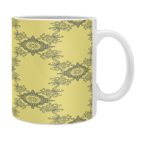 Lara Kulpa Ornamental Yellow Coffee Mug