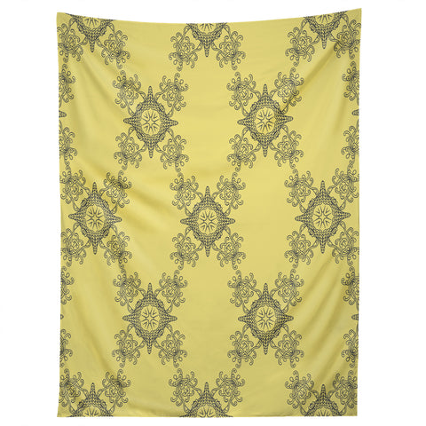 Lara Kulpa Ornamental Yellow Tapestry