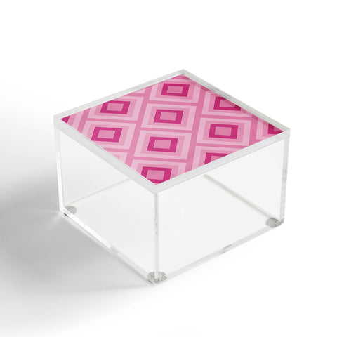 Lara Kulpa Pink Diamonds Acrylic Box