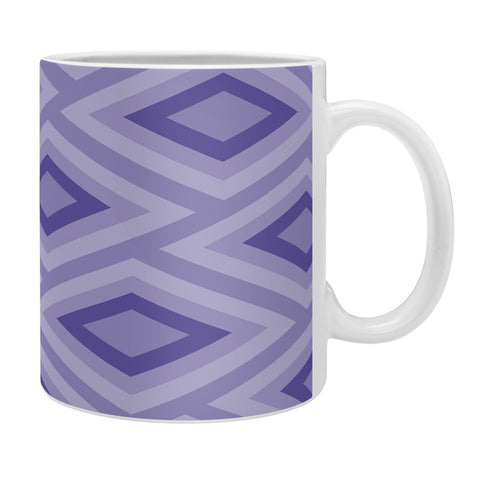 Lara Kulpa Purple Diamonds Coffee Mug