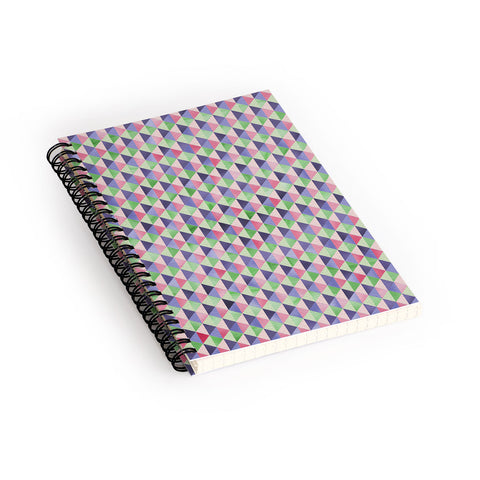 Lara Kulpa Retro Cubic Summer Spiral Notebook