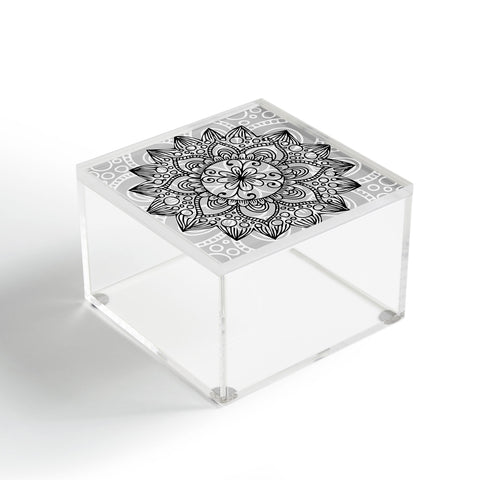 Lara Kulpa Wintry Mandala Acrylic Box