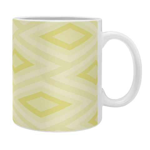 Lara Kulpa Yellow Diamonds Coffee Mug