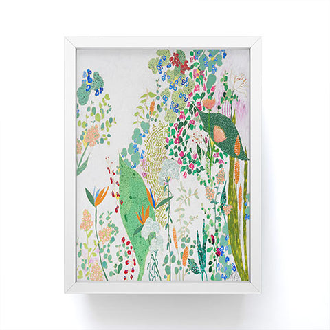 Lara Lee Meintjes Painterly Floral Jungle Framed Mini Art Print