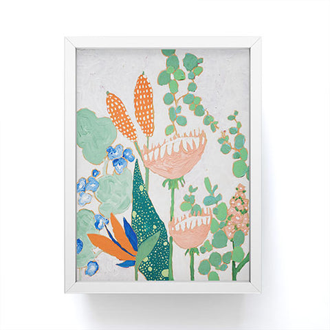 Lara Lee Meintjes Proteas and Birds of Paradise Painting Framed Mini Art Print