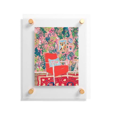 Lara Lee Meintjes Red Chair Floating Acrylic Print