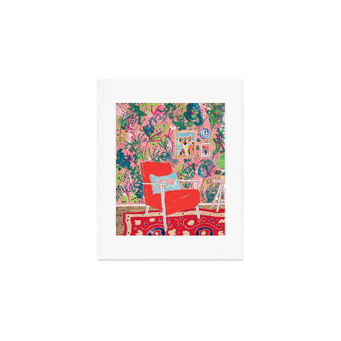 Lara Lee Meintjes Red Chair Art Print