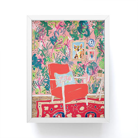 Lara Lee Meintjes Red Chair Framed Mini Art Print