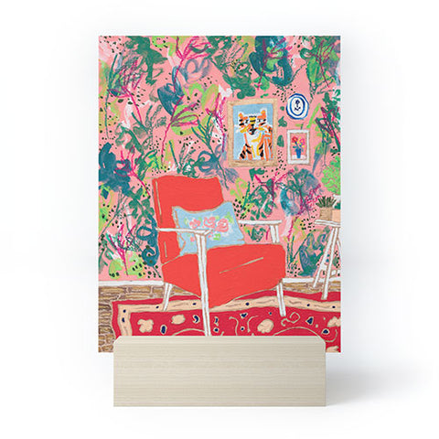 Lara Lee Meintjes Red Chair Mini Art Print