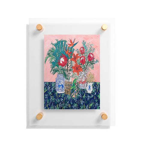 Lara Lee Meintjes The Domesticated Jungle Floral Still Life Art Floating Acrylic Print