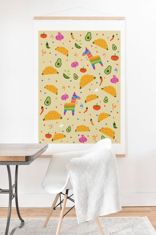 Lathe & Quill Taco Fiesta Art Print And Hanger