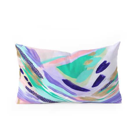 Laura Fedorowicz All the Pieces Oblong Throw Pillow