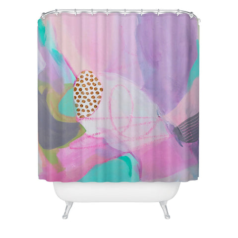 Laura Fedorowicz Asking for a Friend Shower Curtain