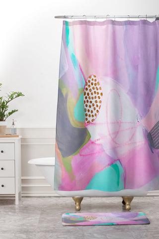 Laura Fedorowicz Asking for a Friend Shower Curtain And Mat
