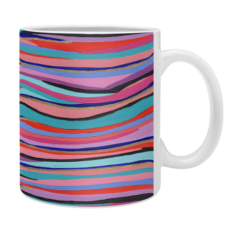 Laura Fedorowicz Azur Waves Embellished Coffee Mug