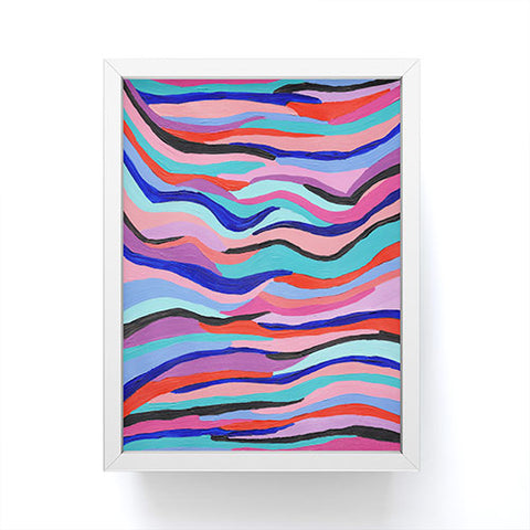 Laura Fedorowicz Azur Waves Framed Mini Art Print