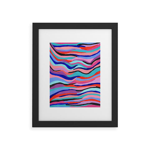 Laura Fedorowicz Azur Waves Framed Art Print