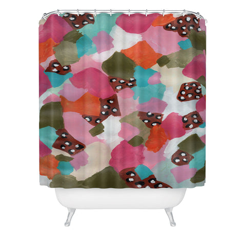 Laura Fedorowicz Be Bold Abstract Shower Curtain