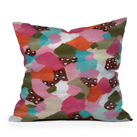 Laura Fedorowicz Be Bold Abstract Throw Pillow