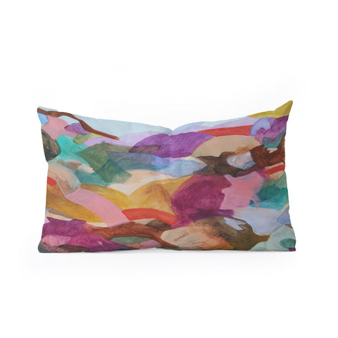 Laura Fedorowicz Beauty in the Connections Oblong Throw Pillow
