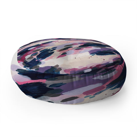 Laura Fedorowicz Beauty in the Storm Floor Pillow Round