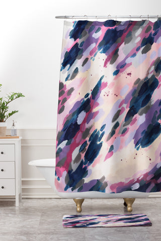 Laura Fedorowicz Beauty in the Storm Shower Curtain And Mat