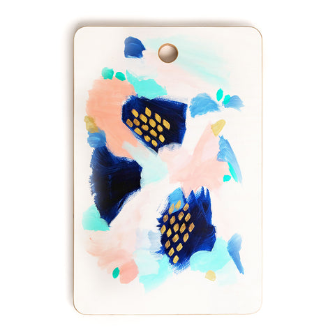 Laura Fedorowicz Blush Abstract Cutting Board Rectangle