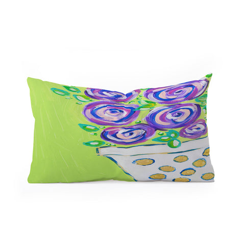Laura Fedorowicz Bouquet for Two Oblong Throw Pillow