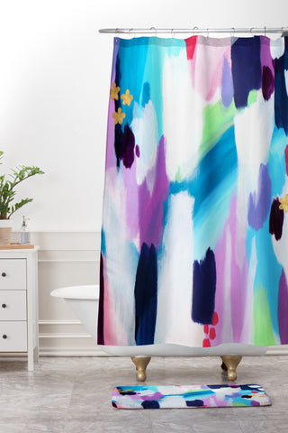 Laura Fedorowicz Brave and Significant Shower Curtain And Mat