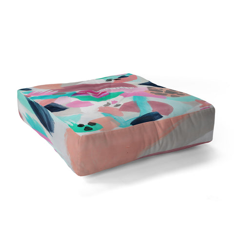 Laura Fedorowicz Brave New Day Floor Pillow Square