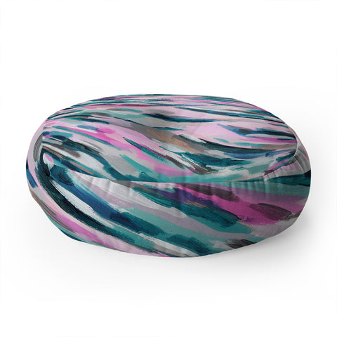 Laura Fedorowicz Candy Skies Floor Pillow Round