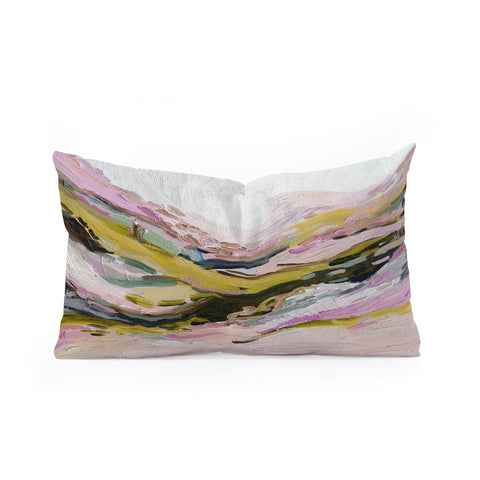 Laura Fedorowicz Connected Abstract Oblong Throw Pillow