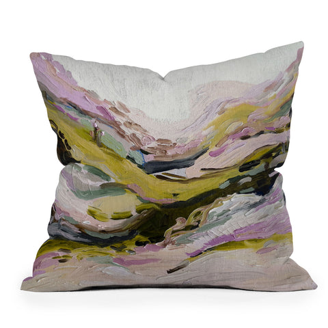 Laura Fedorowicz Connected Abstract Outdoor Throw Pillow