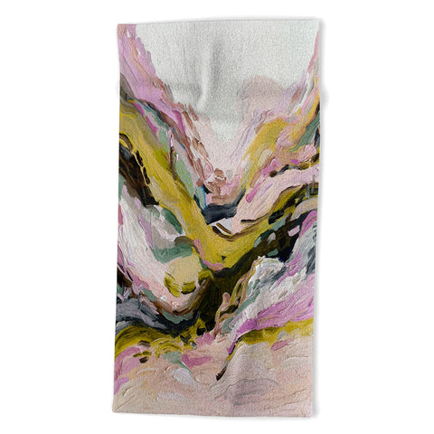 Laura Fedorowicz Connected Abstract Beach Towel