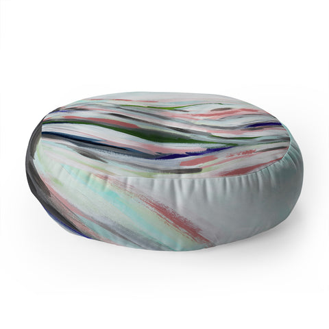 Laura Fedorowicz Dainty Abstract Floor Pillow Round